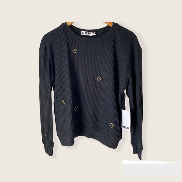 CHRLDR Lurex Hearts Sweatshirt - Picture 2 of 15